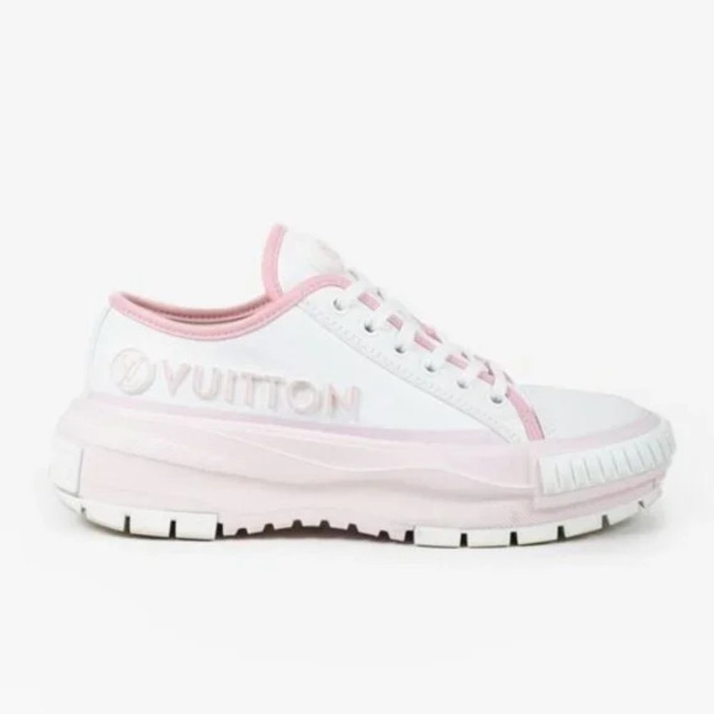 Louis Vuitton Canvas LV Squad Pink Sneakers